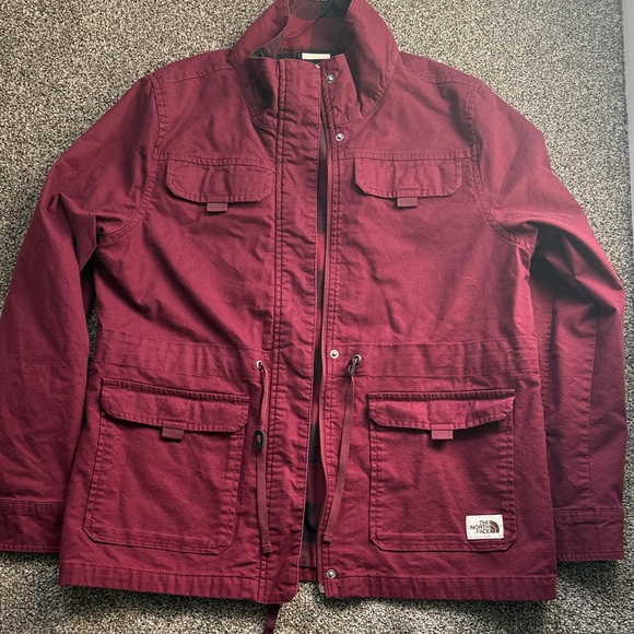 The North Face Women's Burgundy Utility Jacket - Picture 1 of 7